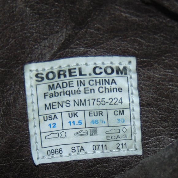 Men\'s Sorel Mad Leather Boots Moc Toe main image 6